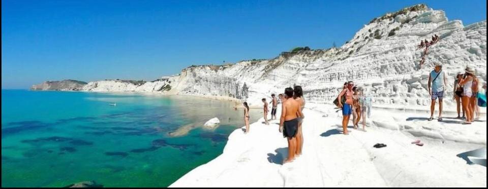 Scala Dei Turchi The White Wall Villa Realmonte Exterior foto