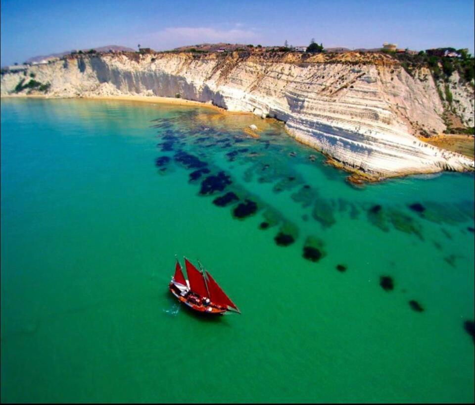 Scala Dei Turchi The White Wall Villa Realmonte Exterior foto